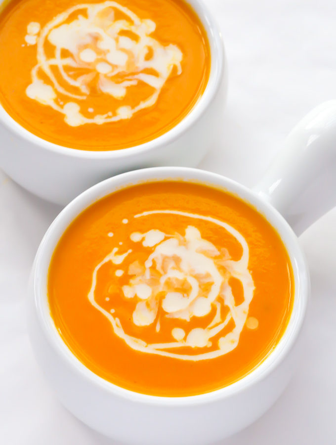 Curried Coconut Pumpkin Soup (Vegan, Whole30, Paleo) Everyday Easy Eats