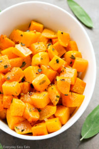 Easy Roasted Butternut Squash with Sage Recipe