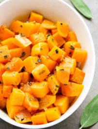 Easy Roasted Butternut Squash with Sage Recipe