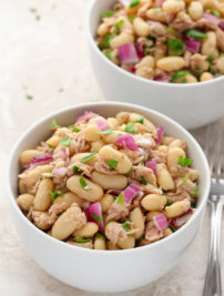 Tuna Bean Salad (Super Quick, Easy & Healthy Recipe!)