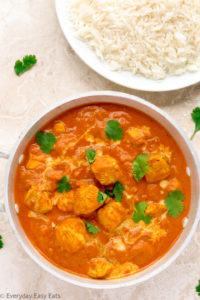 Quick and Simple Indian Chicken Curry recipe | EverydayEasyEats.com