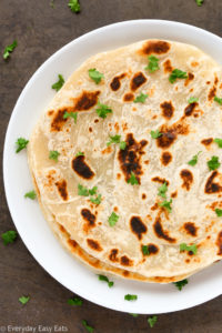 No yeast is needed to make this 20-minute Basic Flatbread recipe. Quick, easy and foolproof! | EverydayEasyEats.com