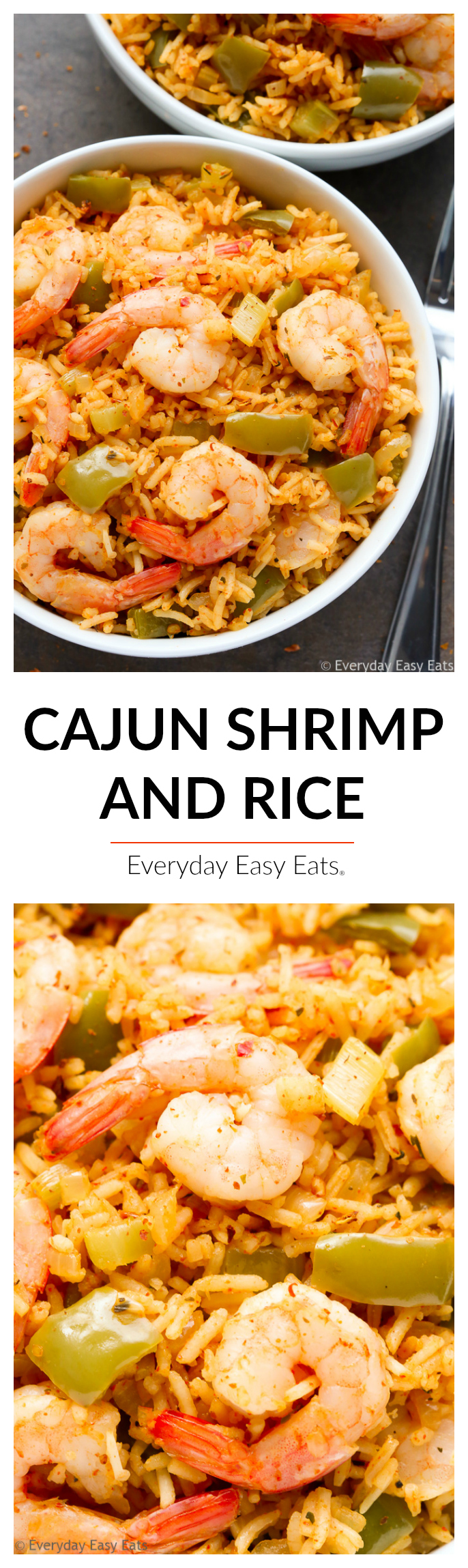 Easy One-Pot Cajun Shrimp and Rice | Recipe at EverydayEasyEats.com