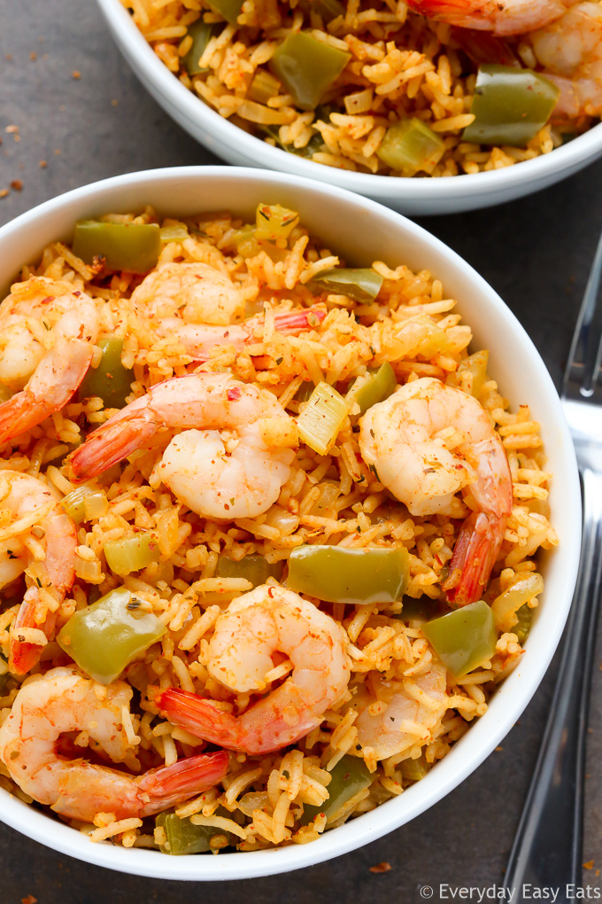 Cajun Shrimp and Rice (Easy One-Pot Recipe!)