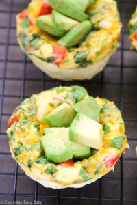 These easy grab-and-go Breakfast Egg Muffins are perfect for busy weekday mornings. | Recipe at EverydayEasyEats.com