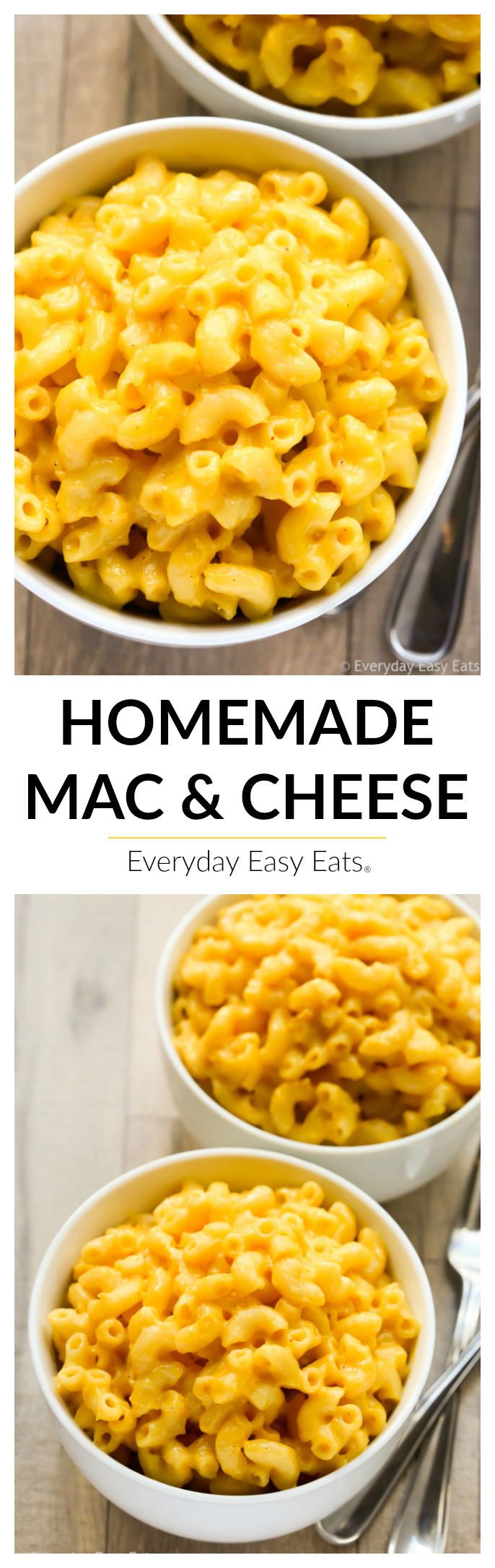 Easy, Homemade Macaroni and Cheese | Recipe at EverydayEasyEats.com