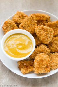 Panko Baked Chicken Nuggets (with Honey Mustard Sauce!)