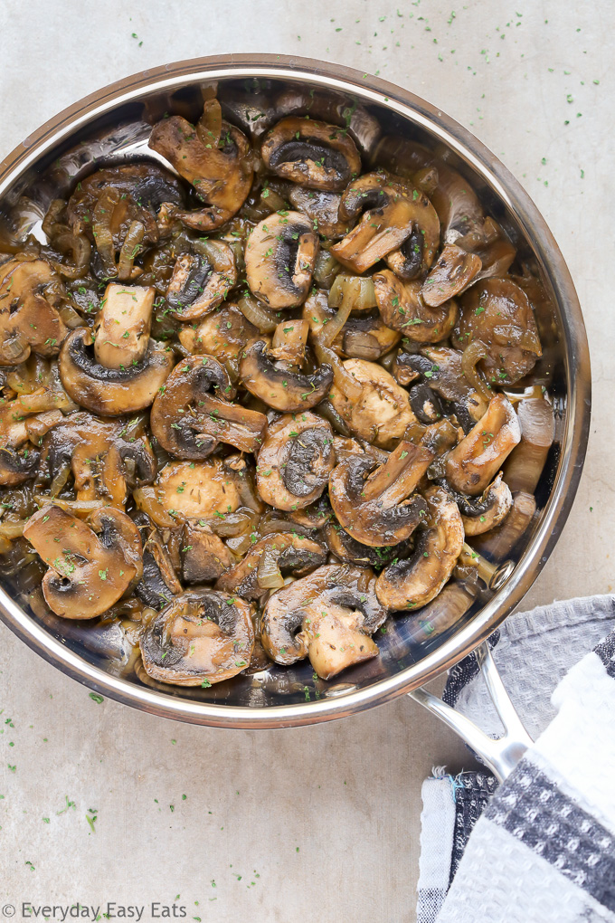 Sautéed Mushrooms and Onions (Easy 10-Minute Recipe)