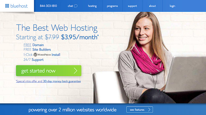 Bluehost-Homepage
