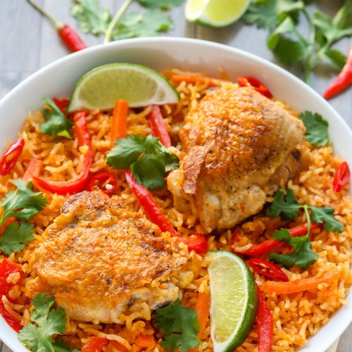 Thai Chicken and Rice (Easy One-Pan Recipe!) - Everyday Easy Eats