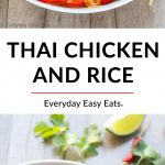 Thai Chicken and Rice | Recipe at EverydayEasyEats.com