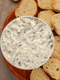 Keto Spinach Dip (Low Carb & Gluten-Free Recipe)