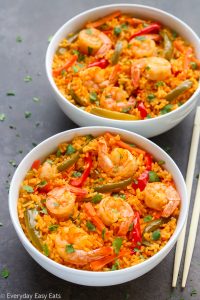 Thai Curry Shrimp and Rice (Easy One-Pot Recipe!)