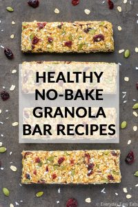 Healthy No-Bake Granola Bar Recipes