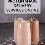 The Best Protein Shake Delivery Services Online: Three Protein Shakes with Title Text Overlay