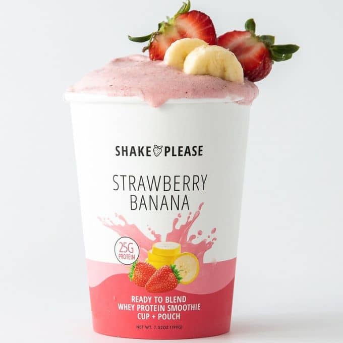 Frozen Smoothie Delivery: Strawberry Banana Smoothie